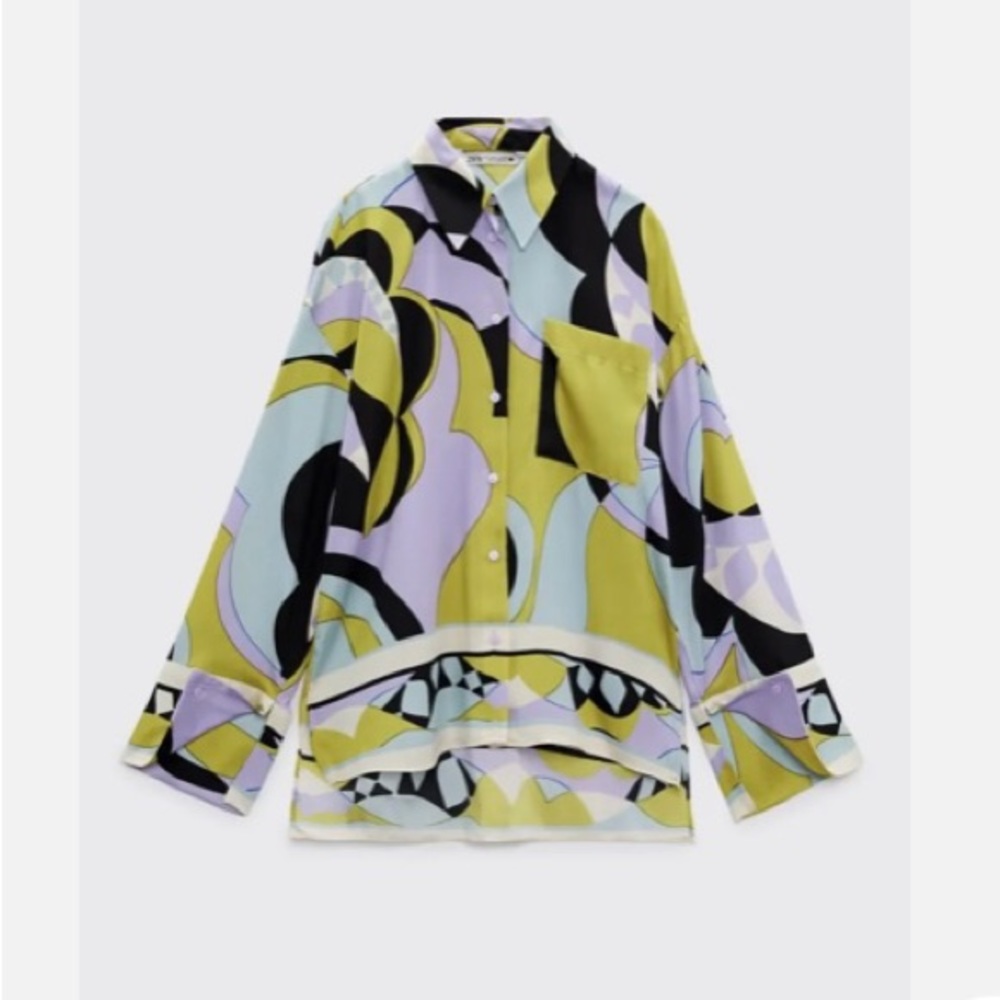 Zara Printed Blouse